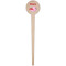 Flying Pigs Wooden 4" Food Pick - Round - Single Pick