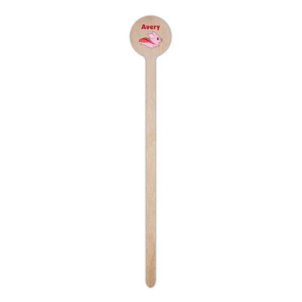 Flying Pigs Wooden 6" Stir Stick - Round - Single Stick