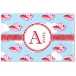 Flying Pigs Woven Mat (Personalized)