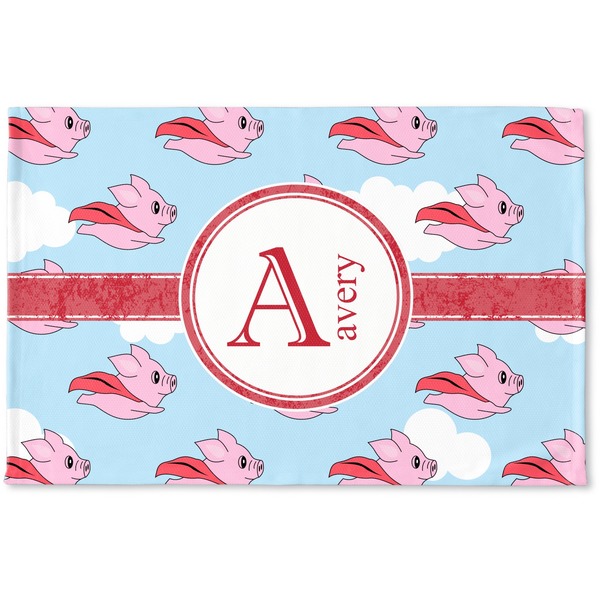 Custom Flying Pigs Woven Mat (Personalized)