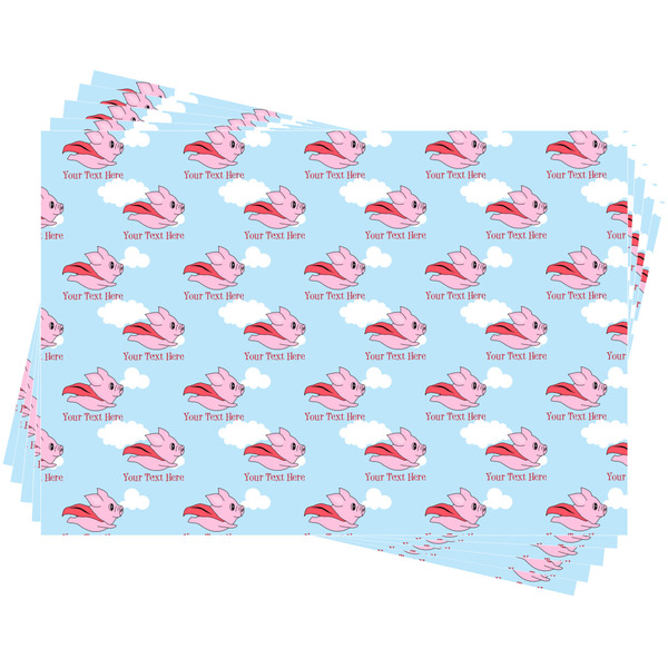 Flying Pigs Wrapping Paper - 5 Sheets Approval