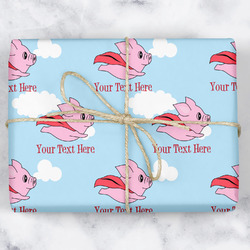 Flying Pigs Wrapping Paper (Personalized)