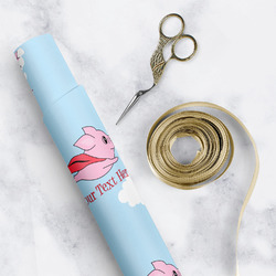 Flying Pigs Wrapping Paper Roll - Small (Personalized)