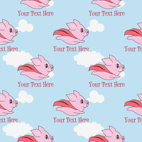 Flying Pigs Wrapping Paper Square
