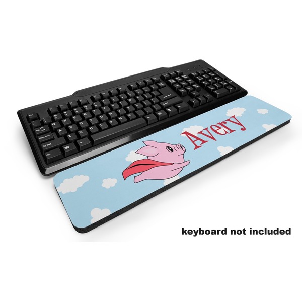 Custom Flying Pigs Keyboard Wrist Rest (Personalized)
