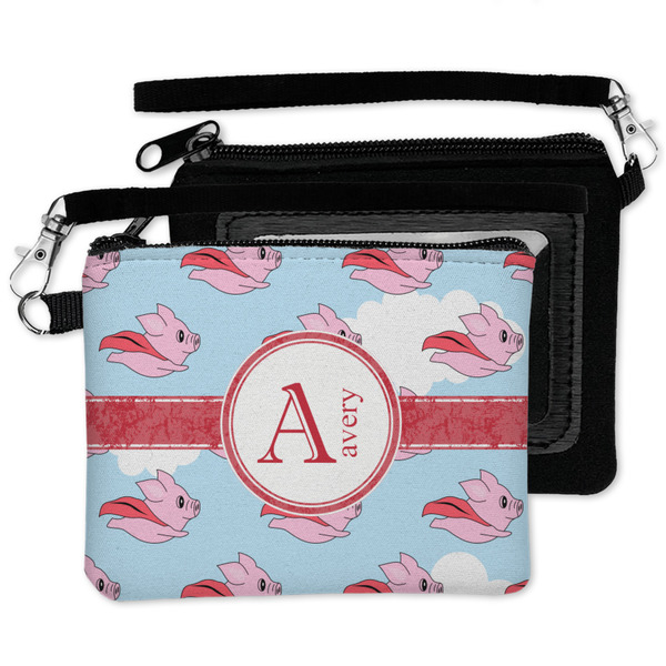 Flying Pigs Wristlet ID Cases - MAIN