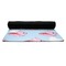 Flying Pigs Yoga Mat Rolled up Black Rubber Backing