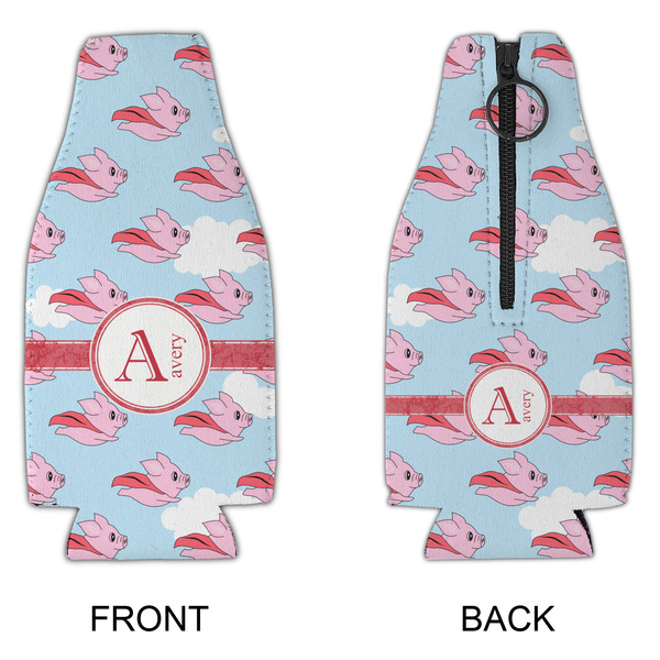 Flying Pigs Zipper Bottle Cooler - APPROVAL