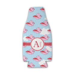 Flying Pigs Zipper Bottle Cooler (Personalized)