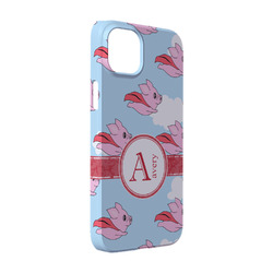 Flying Pigs iPhone Case - Plastic - iPhone 14 Pro (Personalized)
