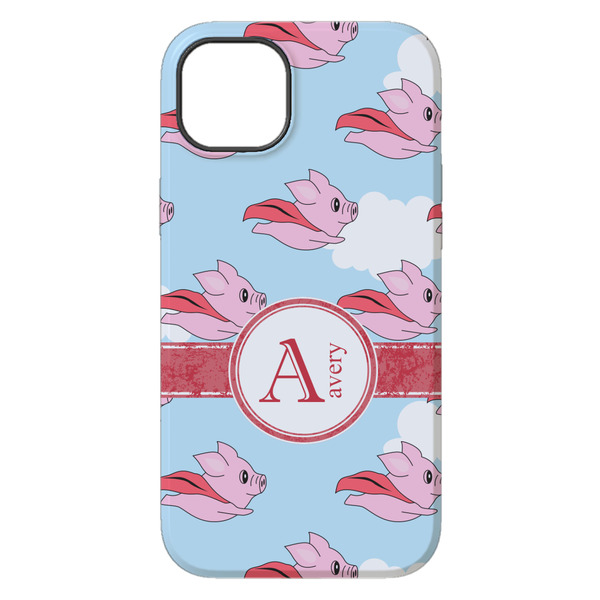 Flying Pigs iPhone 14 Pro Max Tough Case - Back