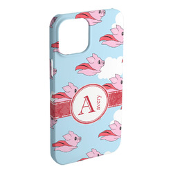 Flying Pigs iPhone Case - Plastic - iPhone 15 Plus (Personalized)