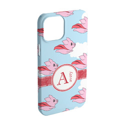 Flying Pigs iPhone Case - Plastic - iPhone 15 Pro (Personalized)