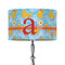 Rubber Duckies & Flowers 12" Drum Lamp Shade - Fabric (Personalized)
