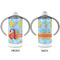 Rubber Duckies & Flowers 12 oz Stainless Steel Sippy Cups - APPROVAL