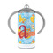 Rubber Duckies & Flowers 12 oz Stainless Steel Sippy Cups - FRONT