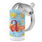 Rubber Duckies & Flowers 12 oz Stainless Steel Sippy Cups - Top Off