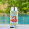 Rubber Duckies & Flowers Can Cooler - Tall 12oz - In Context