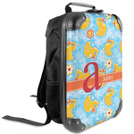Rubber Duckies & Flowers Kids Hard Shell Backpack (Personalized)