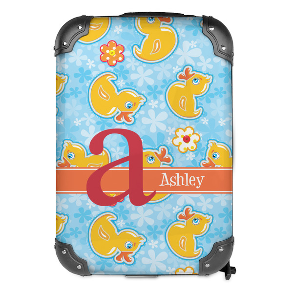 Rubber Duckies & Flowers 13" Hard Shell Backpacks - FRONT
