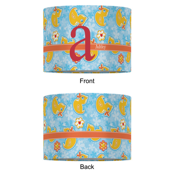 Rubber Duckies & Flowers 16" Drum Lampshade - APPROVAL (Fabric)