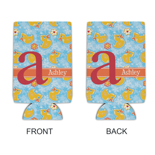 Rubber Duckies & Flowers 16oz Can Sleeve - APPROVAL