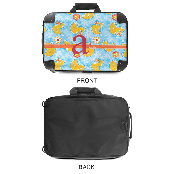 Rubber Duckies & Flowers 18" Laptop Briefcase - APPROVAL