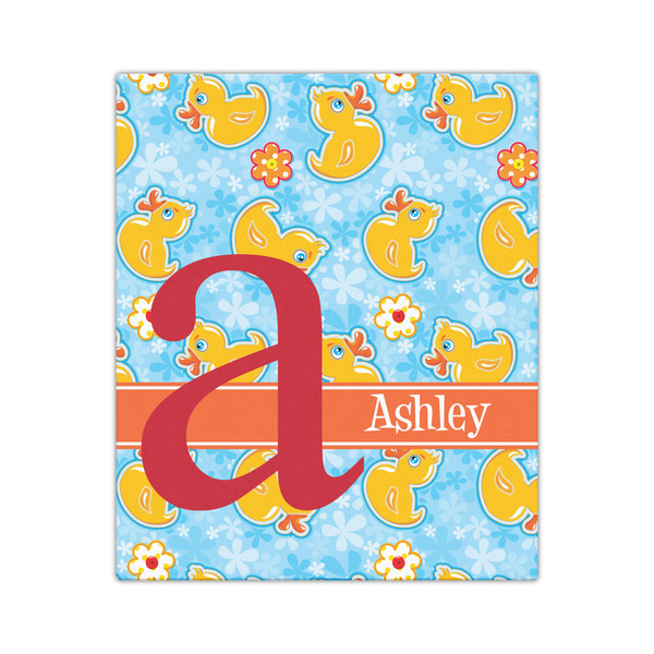 Rubber Duckies & Flowers 20x24 - Canvas Print - Front View