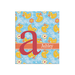 Rubber Duckies & Flowers Poster - Matte - 20x24 (Personalized)