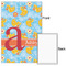 Rubber Duckies & Flowers 24x36 - Matte Poster - Front & Back