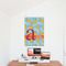 Rubber Duckies & Flowers 24x36 - Matte Poster - On the Wall