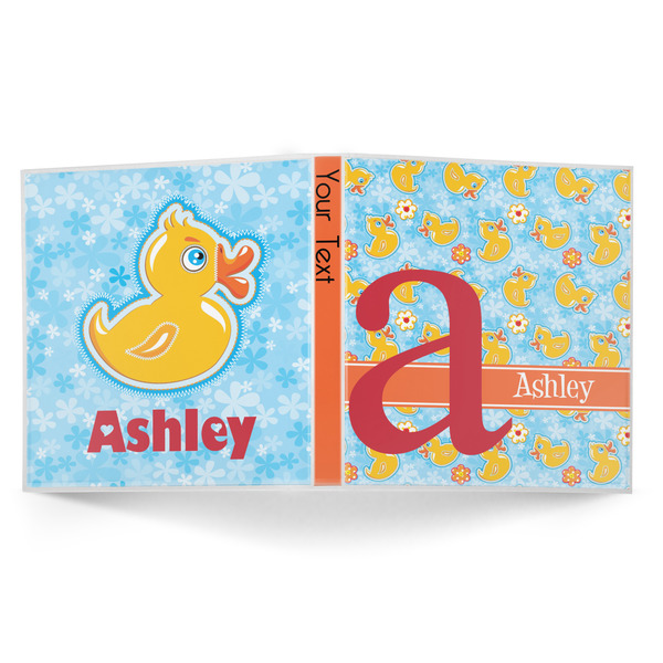 Rubber Duckies & Flowers 3-Ring Binder Approval- 1in