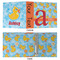 Rubber Duckies & Flowers 3 Ring Binders - Full Wrap - 2" - APPROVAL