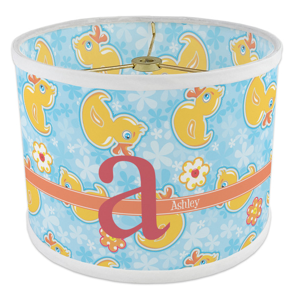 Rubber Duckies & Flowers 8" Drum Lampshade - ANGLE Poly-Film