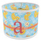Rubber Duckies & Flowers 8" Drum Lampshade - ANGLE Poly-Film