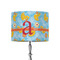 Rubber Duckies & Flowers 8" Drum Lampshade - ON STAND (Fabric)