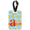 Rubber Duckies & Flowers Aluminum Luggage Tag (Personalized)