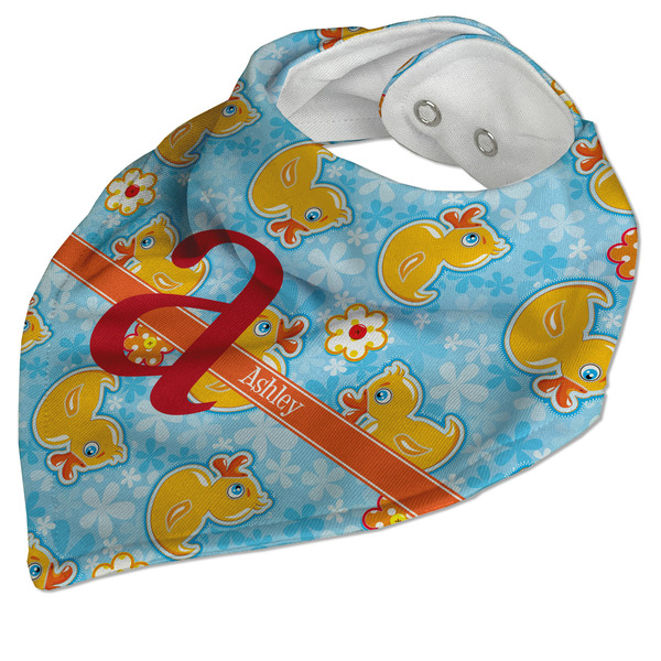 Rubber Duckies & Flowers Bandana Closed