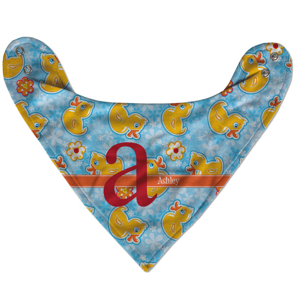 Rubber Duckies & Flowers Bandana Flat Approval