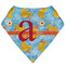 Rubber Duckies & Flowers Bandana Bib (Personalized)