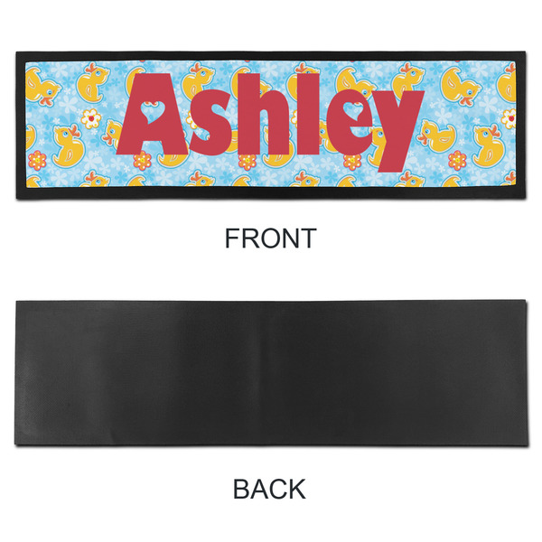Rubber Duckies & Flowers Bar Mat - Large - APPROVAL