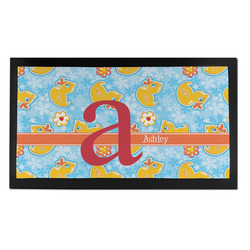 Rubber Duckies & Flowers Bar Mat - Small (Personalized)