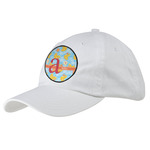 Rubber Duckies & Flowers Baseball Cap - White (Personalized)