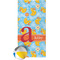 Rubber Duckies & Flowers Beach Towel w/ Beach Ball