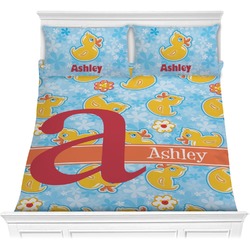Rubber Duckies & Flowers Comforters (Personalized)