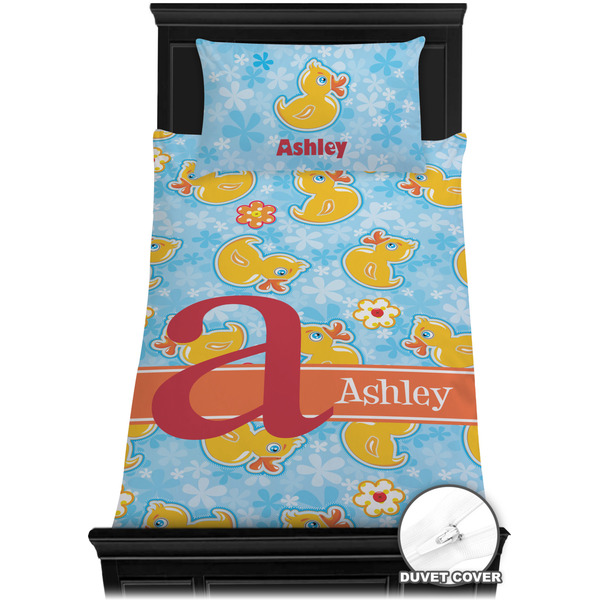 Rubber Duckies & Flowers Bedding Set (TwinXL) - Duvet