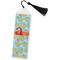 Rubber Duckies & Flowers Bookmark with tassel - Flat