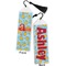 Rubber Duckies & Flowers Bookmark with tassel - Front and Back