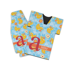 Rubber Duckies & Flowers Bottle Cooler (Personalized)