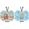 Rubber Duckies & Flowers Car Ornament (Approval)